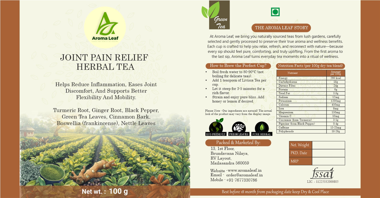 Joint Pain Relief Herbal Tea