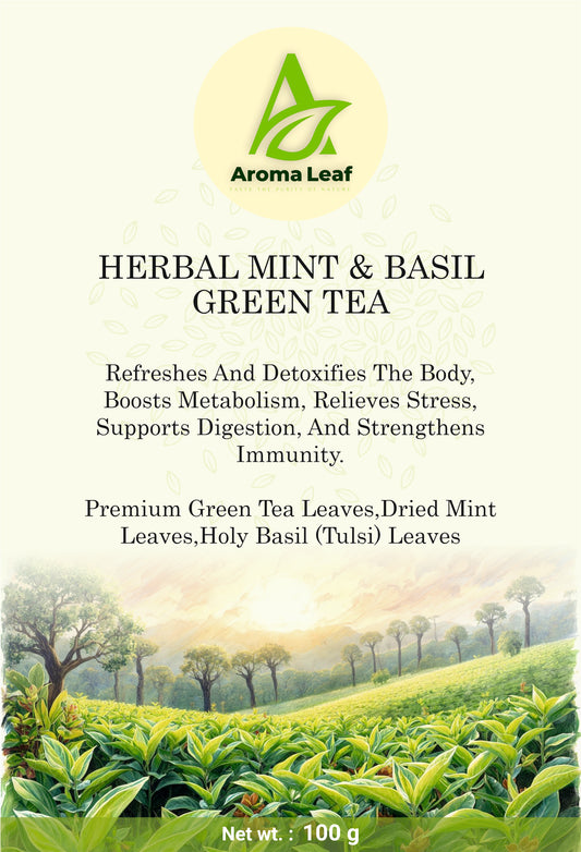 Herbal Mint & Basil Green Tea