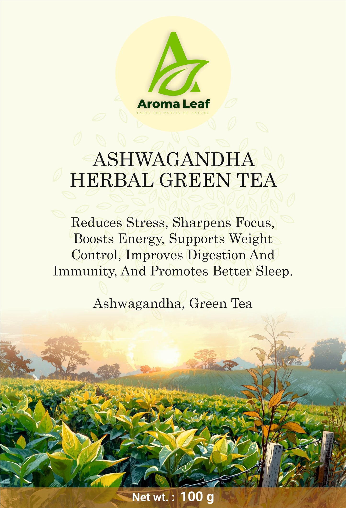 Ashwagandha Herbal Green Tea