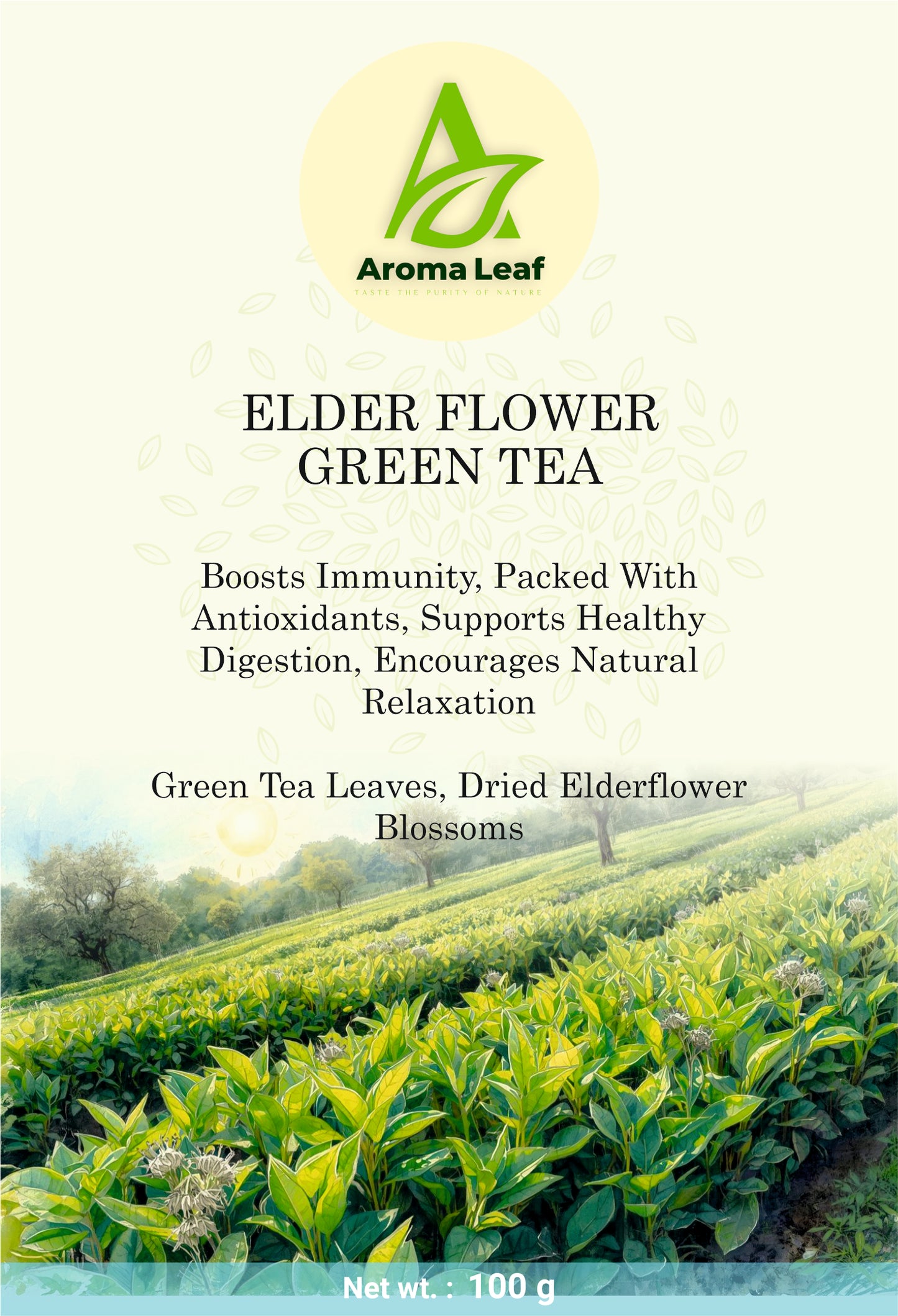 Elderflower Green Tea