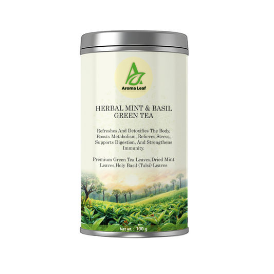 Herbal Mint & Basil Green Tea